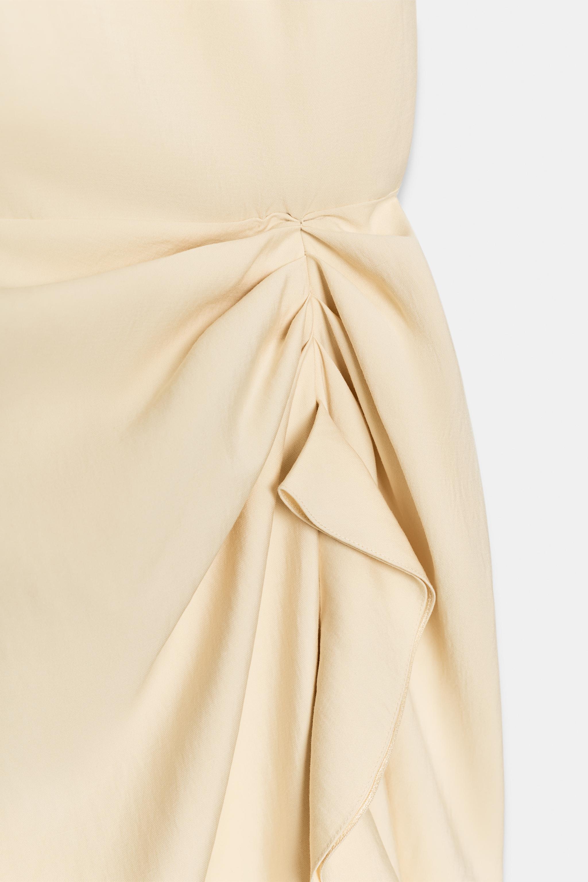ZW COLLECTION RUFFLED MIDI DRESS